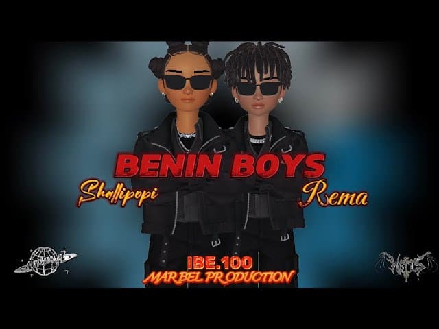 BENIN BOYS - @heisrema  & @shallipopi  (Official 2D & 3D Animation) Collaboration with IBE.100