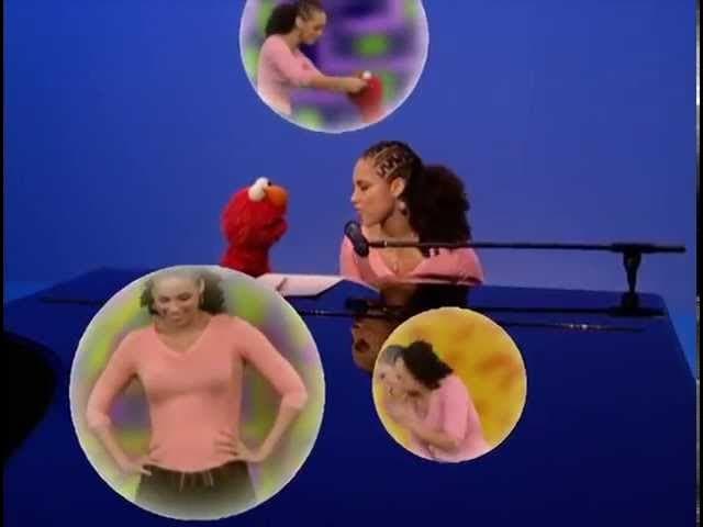 Alicia Keys with Elmo on Sesame Street - Dancin' (Fallin')