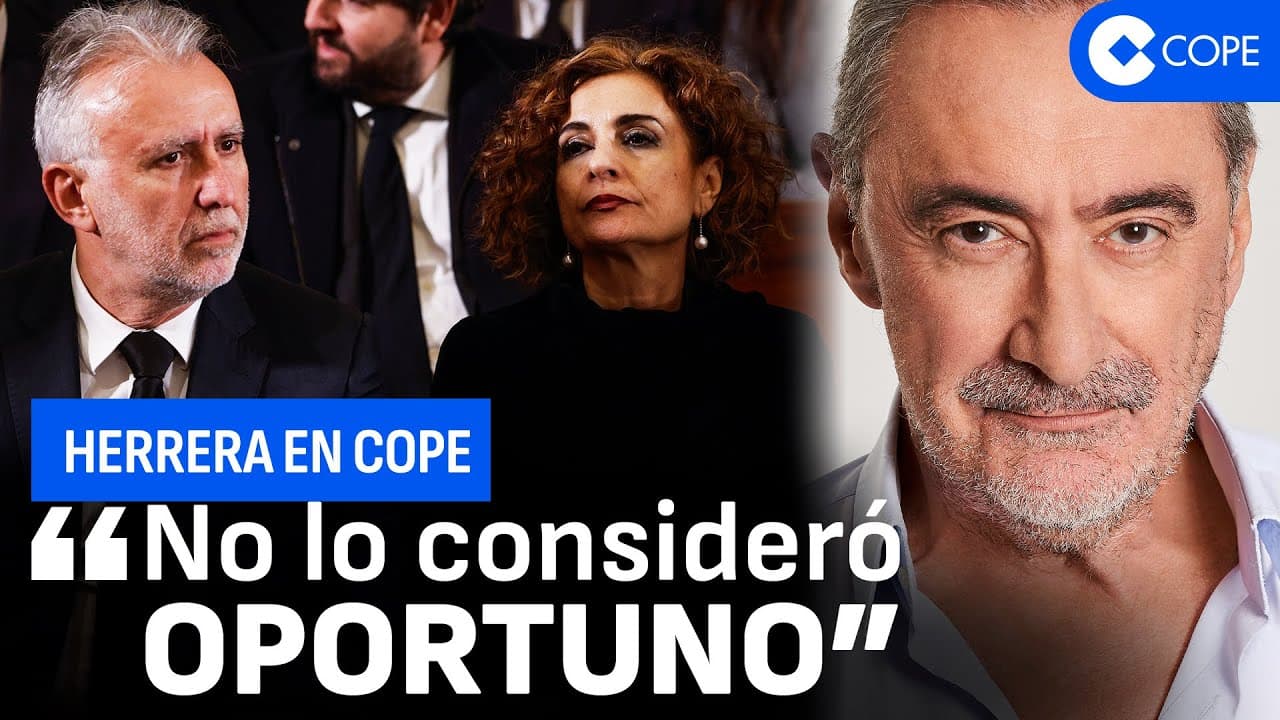 "Envió a 3 ministros con cara de asquito": Herrera reacciona a la ausencia de Sánchez en el funeral