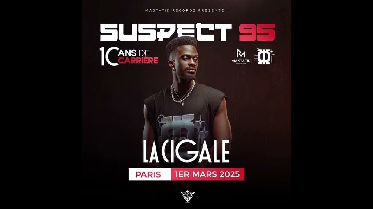 Concert de Suspect 95 a la cigale