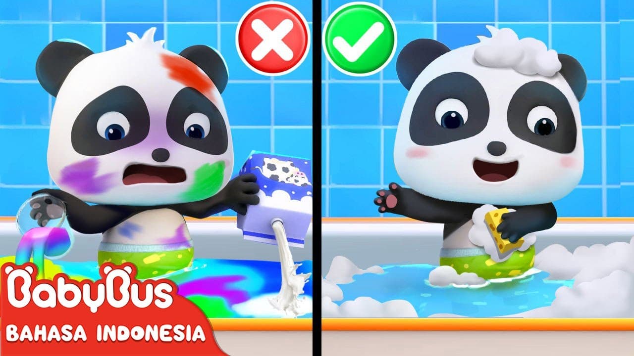 BabyBus Mengajarkan Bayi Kebiasaan Baik | Lagu Anak-anak | BabyBus Bahasa Indonesia