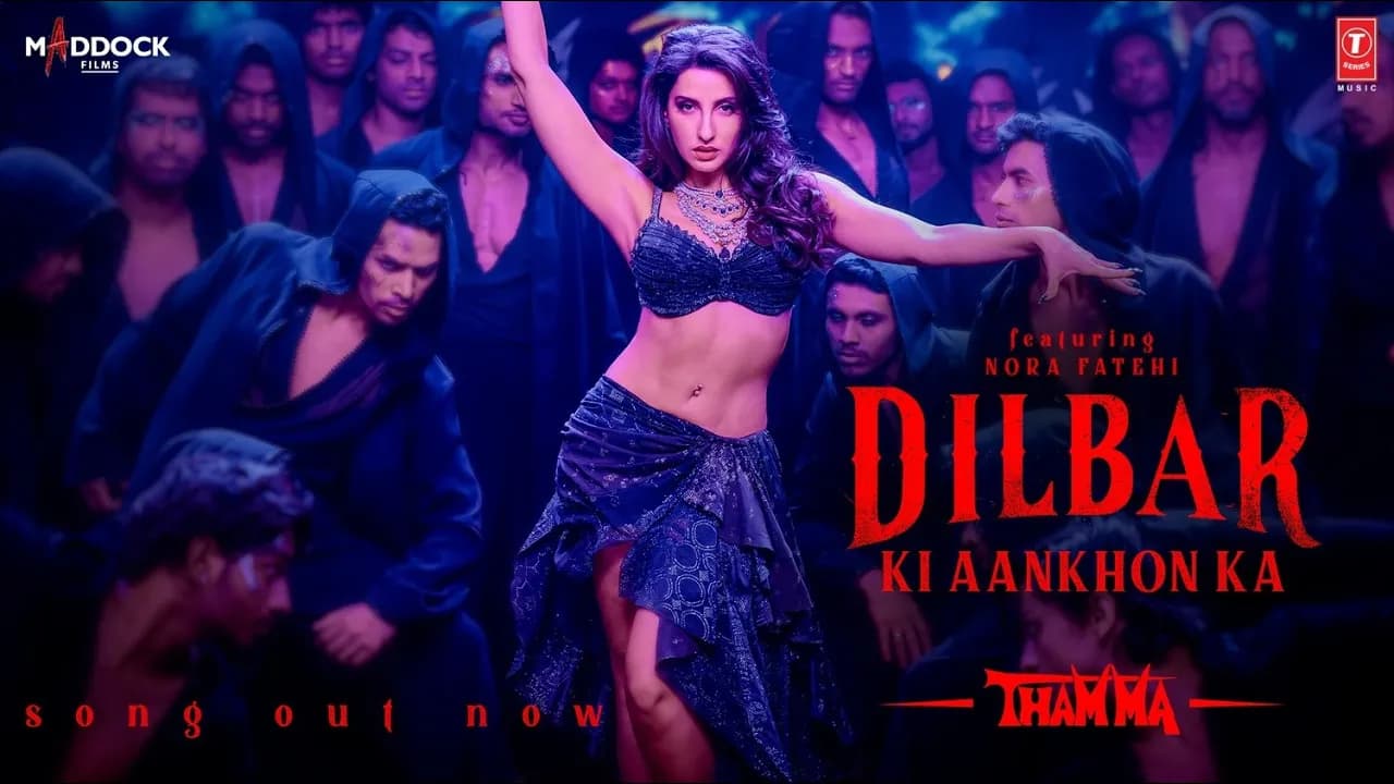 Dilbar Ki Aankhon Ka | Thamma | Nora F, Ayushmann K, Rashmika M |Sachin-Jigar, Rashmeet K, Amitabh B