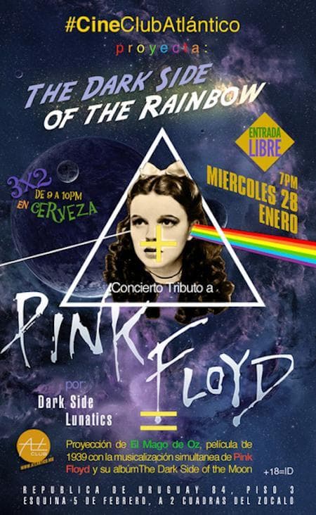The dark side of the rainbow