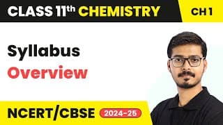 Class 11 Chemistry (By Hemant Sir) | Complete CBSE Course | All Chapters Available | CBSE 2024-25