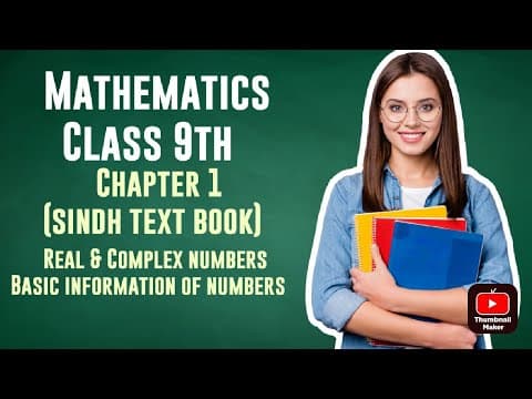 Mathematics class 9th /Real & Complex numbers/ Chapter 1/ sindh text book board
